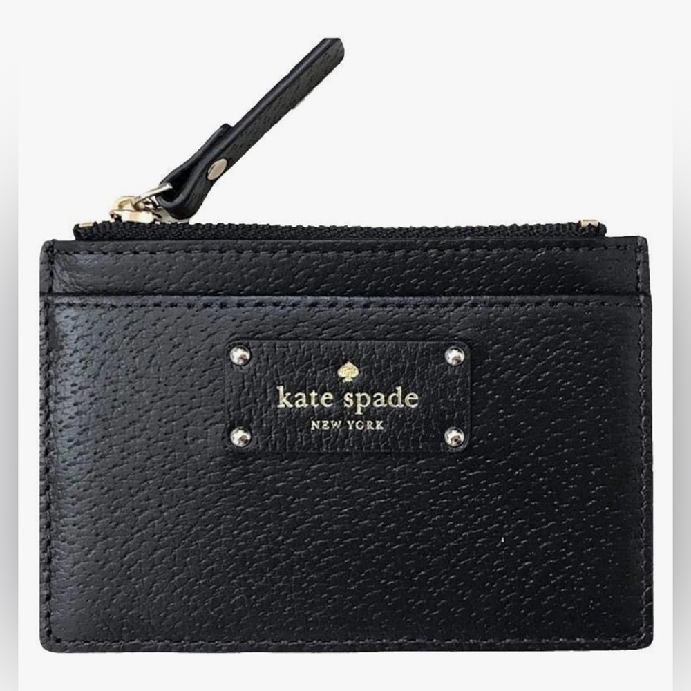 ✨Host Pick✨Kate Spade NY Adi Grove Street Pebbled Leather Card Wallet Coin Purse